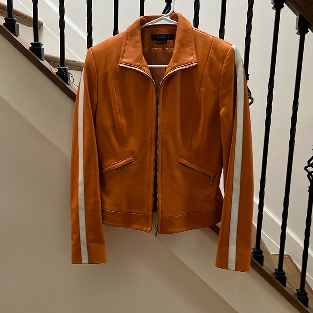 Size 4 real leather jacket